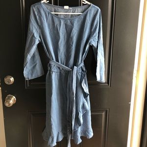 Faux denim wrap dress from GAP size S